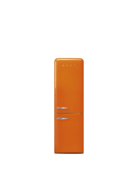 SMEG FAB32ROR5 FRIGO D ARANCIO ANNI 50 NF 60CM CERNIERE DX INVERTER