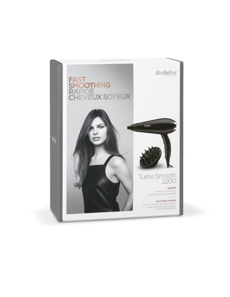 BABYLISS D572DE PHON 2200W         FUNZIONE IONICA ANTI-CRESPO