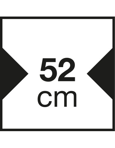 GLEMGAS GHF527SI CAPPA 52CM 1MOTORE SILVER CLASSE "C"