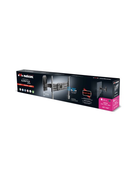 MELICONI SLIMSTYLE PLUS 400SR STAFFA UN BRACCIO 40"/82"