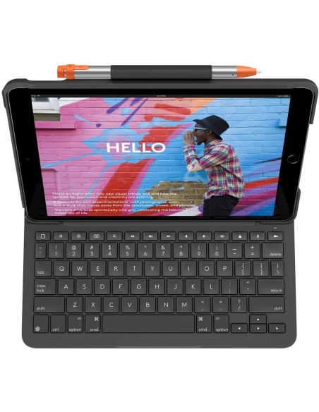 LOGITECH SLIM FOLIO IPAD 10,2" 7/8/9GEN CUSTODIA CON TASTIERA BT