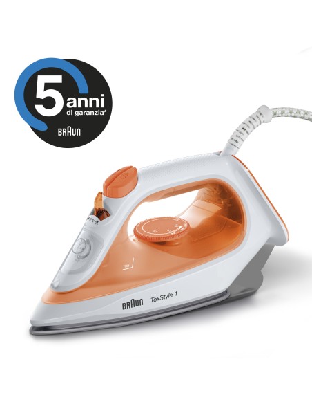 BRAUN SI1009OR FERRO A VAPORE 1900W BIANCO/ARANCIO 220ML