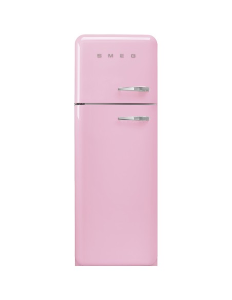 SMEG FAB30LPK5 FRIGO D.P. D ANNI 50 294LT ROSA CERNIERA SX
