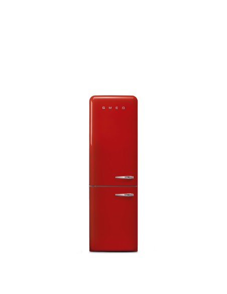 SMEG FAB32LRD5 COMB. D ANNI 50 NF  331LT INVERTER ROSSO CERNIERA SX