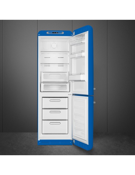 SMEG FAB32RBE5 COMB. D ANNI 50 NF  331LT INVERTER BLU CERNIERA DX