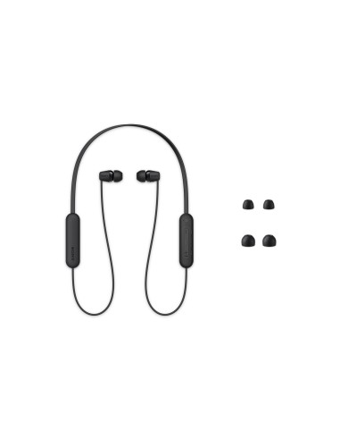SONY WIC100B NERO AURICOLARI BT IN-EAR DA COLLO IPX4