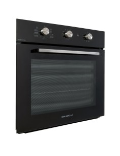 GLEMGAS GFX92BK-S6 FORNO CLASSE A   NERO LUCIDO 64LT 2