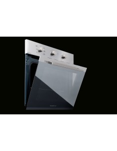 GLEMGAS GFX62IX-S3 FORNO CLASSE A  INOX 64LT GUIDE CROMATE LATERALI 2