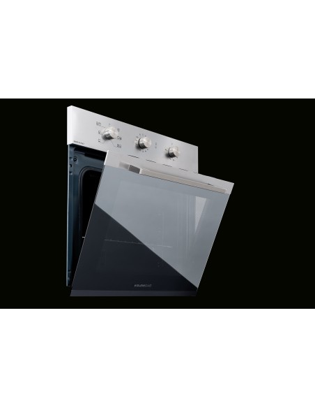 GLEMGAS GFX62IX-S3 FORNO CLASSE A  INOX 64LT GUIDE CROMATE LATERALI
