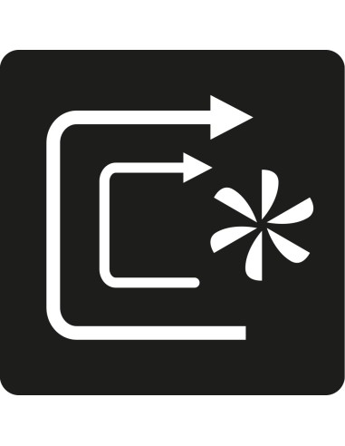 GLEMGAS GFX62BK-S3 FORNO CLASSE A  NERO LUCIDO 64LT GUIDE CROMATE LAT.