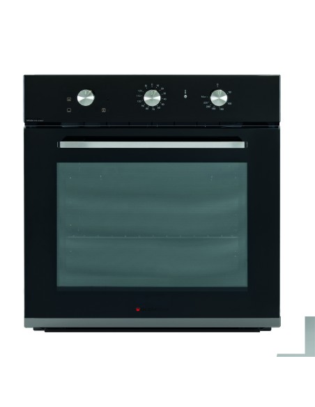GLEMGAS GFX62BK-S3 FORNO CLASSE A  NERO LUCIDO 64LT GUIDE CROMATE LAT.