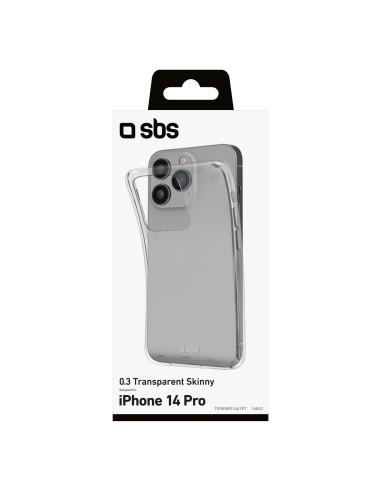 SBS TESKINIP1461PT IPHONE 14 PRO COVER IN GOMMA TRASPARENTE