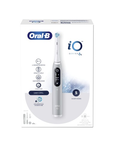 ORAL B POWER IO6 GREY RIMOTORE DI  PLACCA