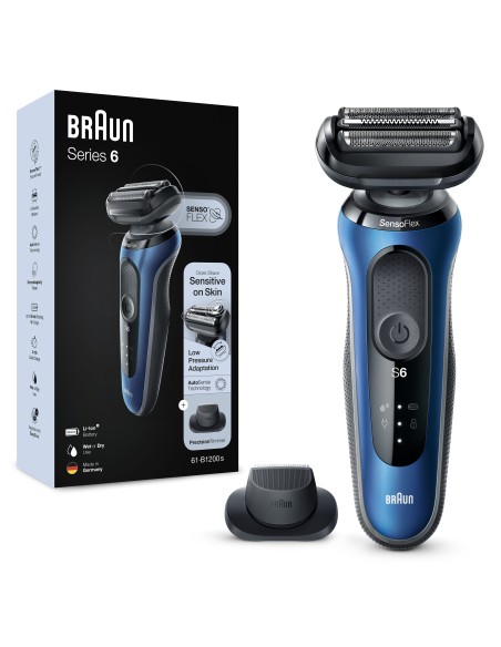 BRAUN SERIE 6 BLU 61-B1200S RASOIO
