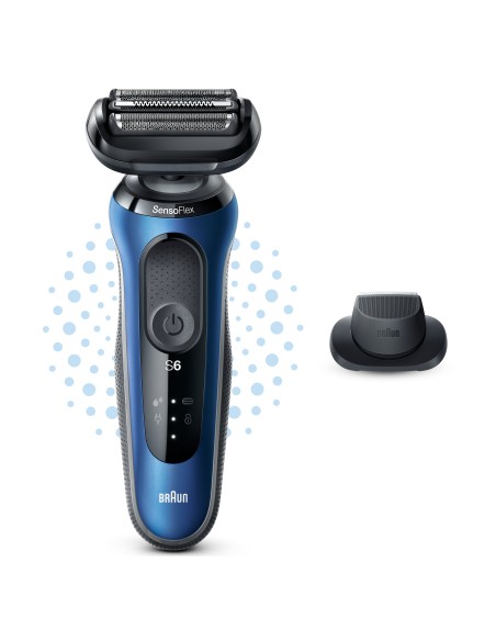 BRAUN SERIE 6 BLU 61-B1200S RASOIO