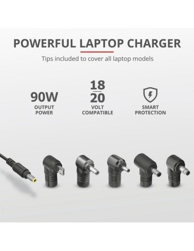 TRUST 23390 90W ASUS MAXO ALIMENTATORE NOTEBOOK