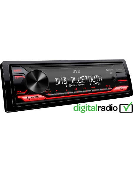 JVC KD-X282DBT SINTO MP3 DAB BTH USB/AUX