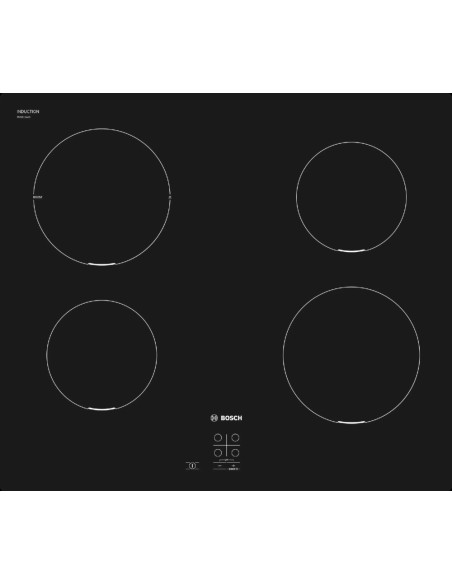 BOSCH PUG611AA5E P. COTT. INDUZIONE 60CM 4F VETROCERAMICA NERO