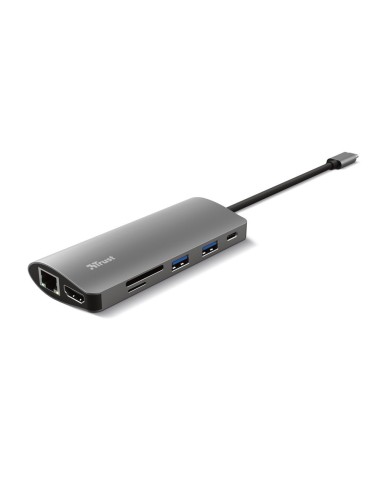 TRUST 23775 USB-C MULTIPORT ADAPTER 7IN1 DALYX ALUMINIUM