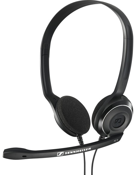 SENNHEISER PC8 USB CUFFIA STEREO USB CON MICROFONO NERO
