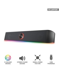 TRUST 24007 GXT619 THORNE RGB LED  SOUNDBAR