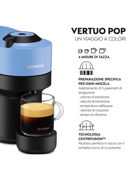 DE LONGHI ENV90.A  MACCHINA CAFFE' NESPRESSO VERTUO CELESTE