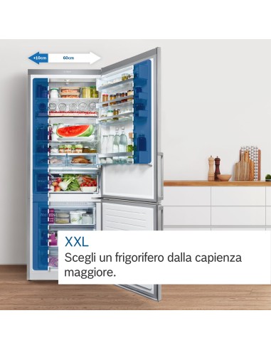 BOSCH KGN86AIDR COMB. D NF 631LT    INOX EASY CLEAN H186 L86 P81