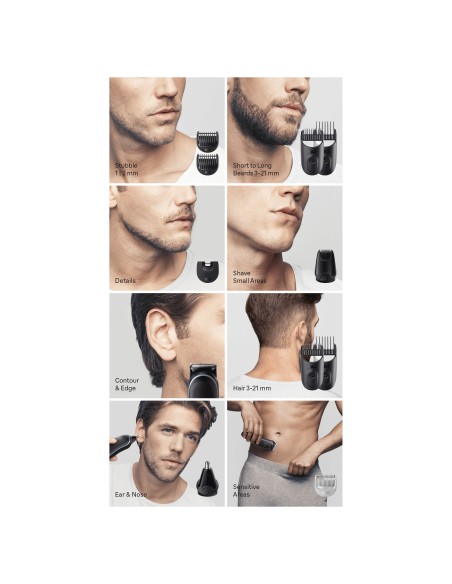 BRAUN MGK5411 MULTIGROOMING KIT    NERO