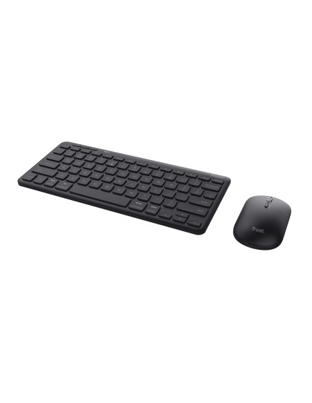 TRUST 24844 LYRA NERO KIT TASTIERA E MOUSE BLUETOOTH RICARICABILE