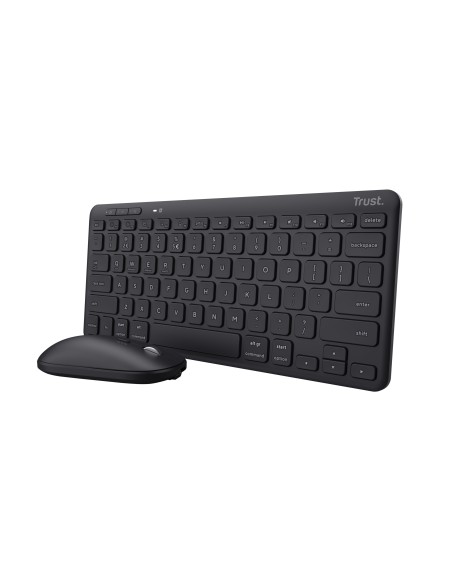TRUST 24844 LYRA NERO KIT TASTIERA E MOUSE BLUETOOTH RICARICABILE