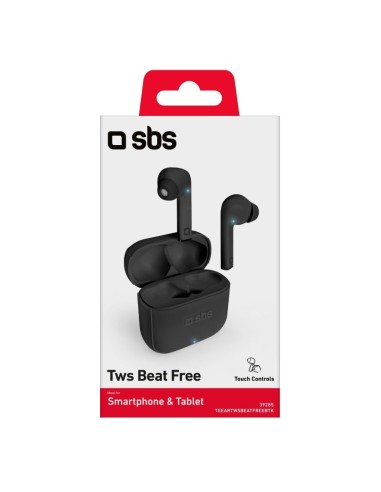 SBS TEEARTWSBEATFREEBTK AURICOLARI TWS IN-EAR TOUCH 200MAH NERO