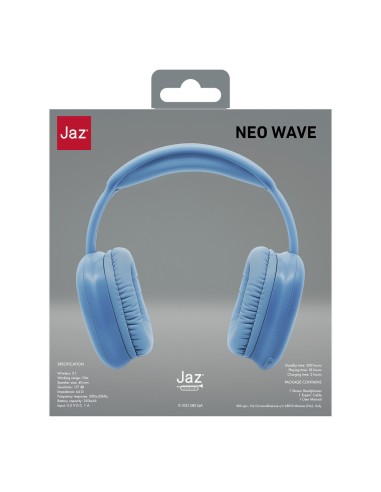 SBS TEJZHEADHIPHOPBTB CUFFIA BT 5.0 COMANDI INTEGRATI BLU