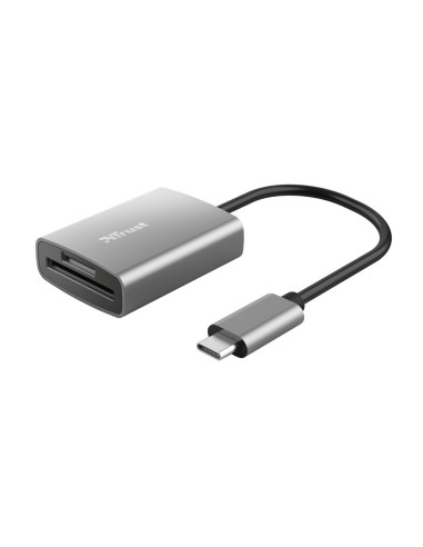 TRUST 24136 DALYX USB-C CARD READ READER IN ALLUMINIO