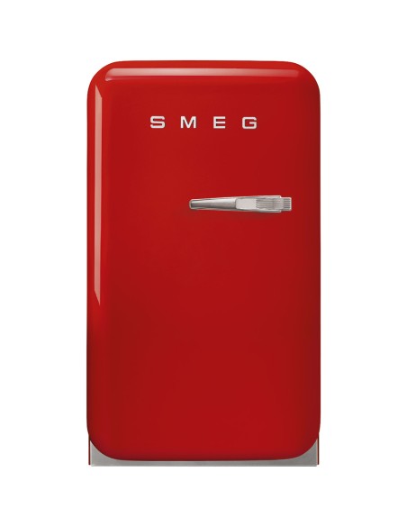 SMEG FAB5LRD5 FRIGO M.P. D ANNI 50 34LT ROSSO CERNIERA SX