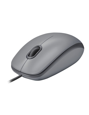 LOGITECH M110 GRIGIO MOUSE OTTICO SILENT CAVO 180CM 1000DPI 85G