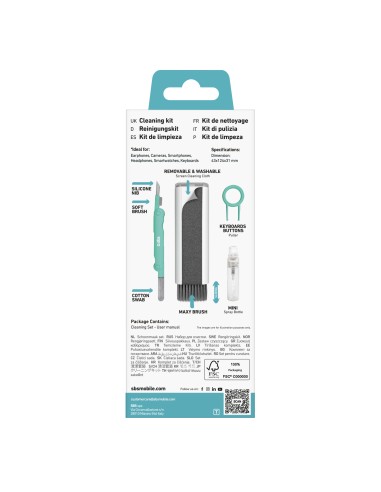 SBS TEEARCLEANSETMULTI KIT DI PULIZIA AURICOLARI MULTIFUNZIONE