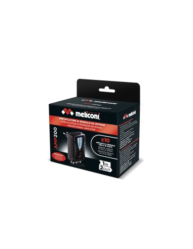 MELICONI AMP200 AMPLIFICATORE SEGNALE PER INTERNI 2 VIE