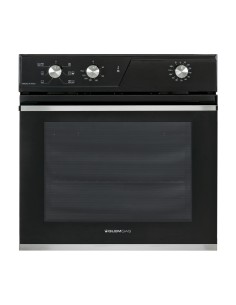 GLEMGAS GFR62BK-S3 FORNO CLASSE A  NERO LUCIDO 64LT GUIDE CROMATE LAT.