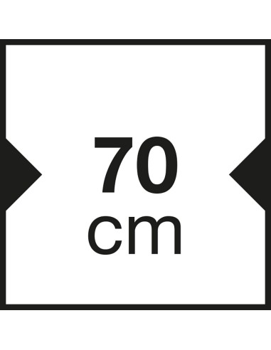 GLEMGAS GV755BK P. COTT. 70CM 4F+1TC NERO