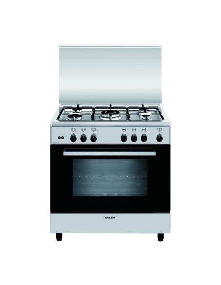 GLEM_GAS A855GI CUCINA 80X50 T.F. INOX F.GAS CL.A