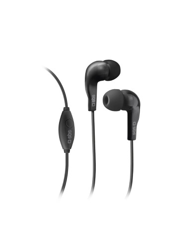 SBS TEINEARKL AURICOLARE IN-EAR TASTO RISP. NERO