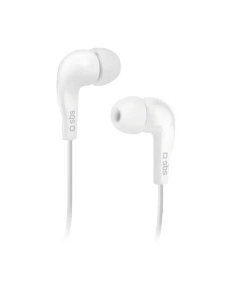 SBS TEINEARWL AURICOLARE IN-EAR TASTO RISP. BIANCO