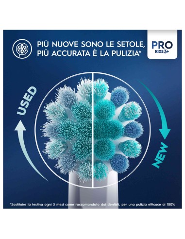 ACCESSORI CURA E BELLEZZA: vendita online ORAL B PRO KIDS FROZEN RICAMBIO 3PZ in offerta