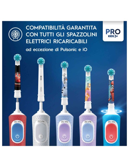 ACCESSORI CURA E BELLEZZA: vendita online ORAL B PRO KIDS FROZEN RICAMBIO 3PZ in offerta