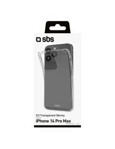 SBS TESKINIP1467PT IPHONE 14 PRO MAX COVER IN GOMMA TRASPARENTE 2
