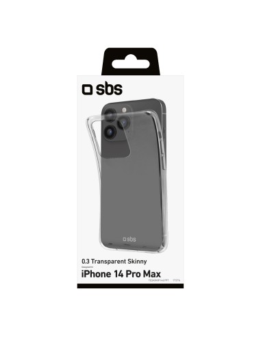 SBS TESKINIP1467PT IPHONE 14 PRO MAX COVER IN GOMMA TRASPARENTE