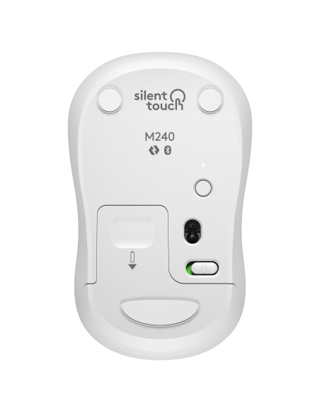 LOGITECH M240 BIANCO MOUSE BT WIRELESS SILENT