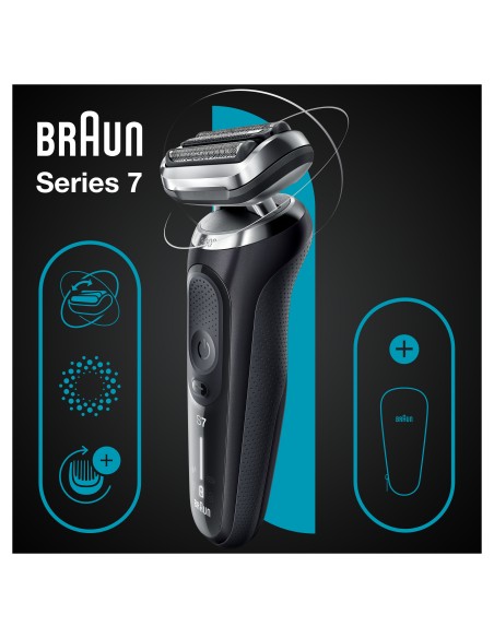 BRAUN SERIE 7 NERO 71-N1000S RASOIO