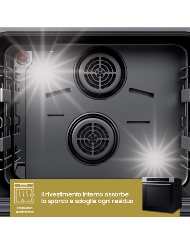 SAMSUNG NV7B4040VBS FORNO A+ 76L 60CM VAPORE WIFI INOX PULIZIA CATALIT