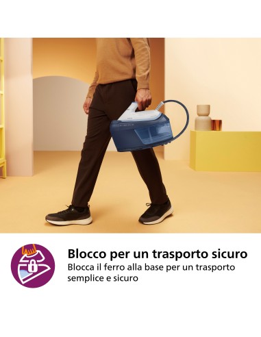 PHILIPS PSG6026/20 FERRO A CALDAIA 2400W 6,5 BAR VAPORE CONTINUO